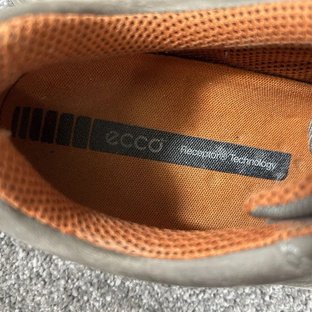 Ecco Urban Lifestyle Receptor Men’s Sz EU 40 Brown Leather Walking Casual Shoes